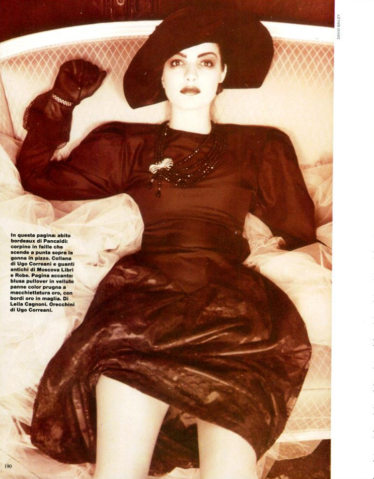 Bailey Vogue Italia November 1985 09