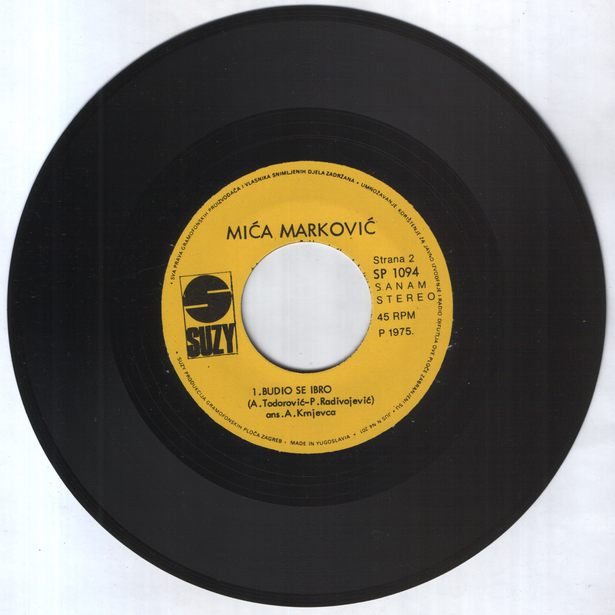 Mica Markovic 1975 B