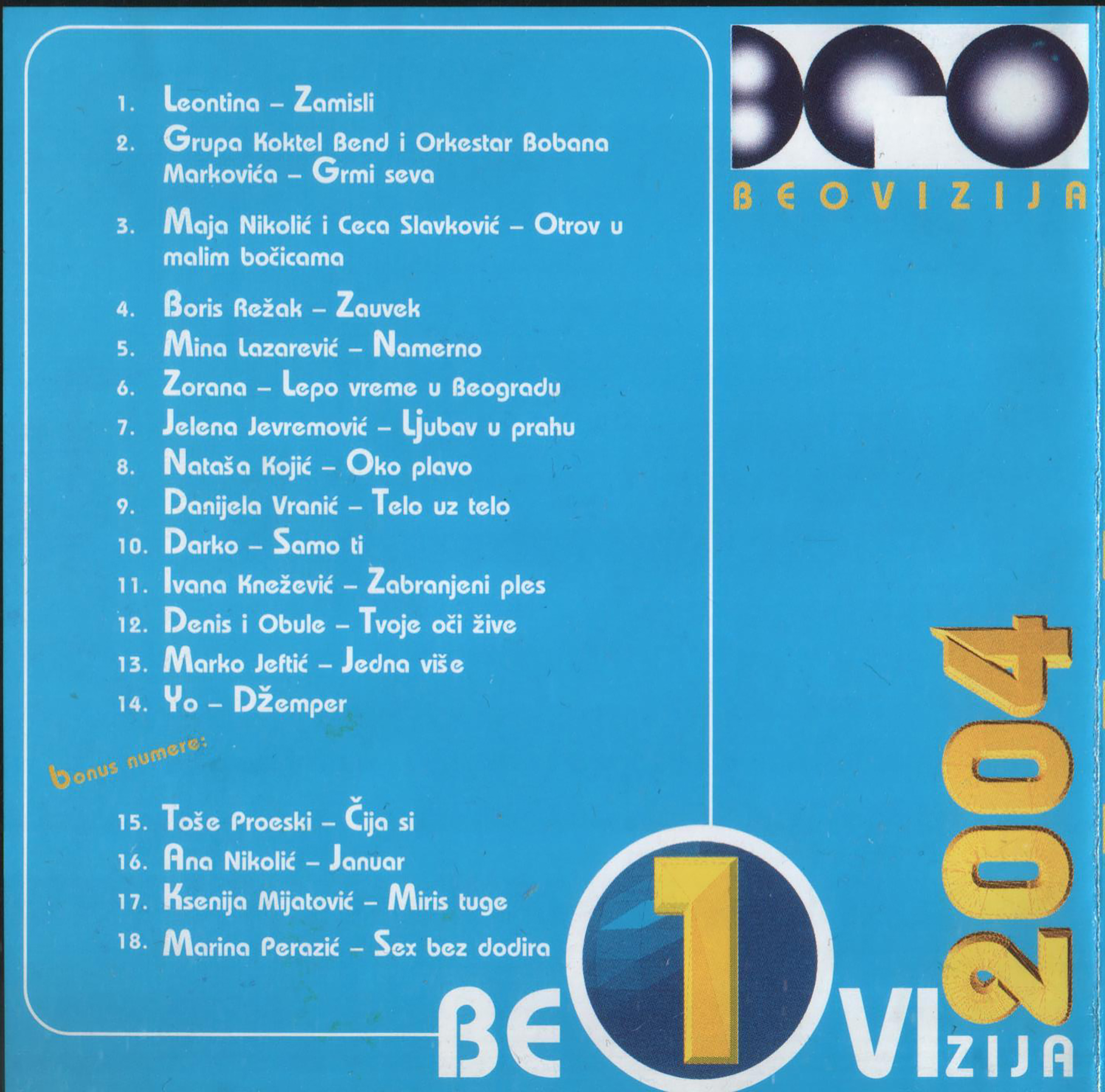 Beovizija 2004 CD 1 1 b