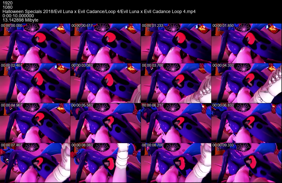 242 Evil Luna x Evil Cadance Loop 4 mp 4
