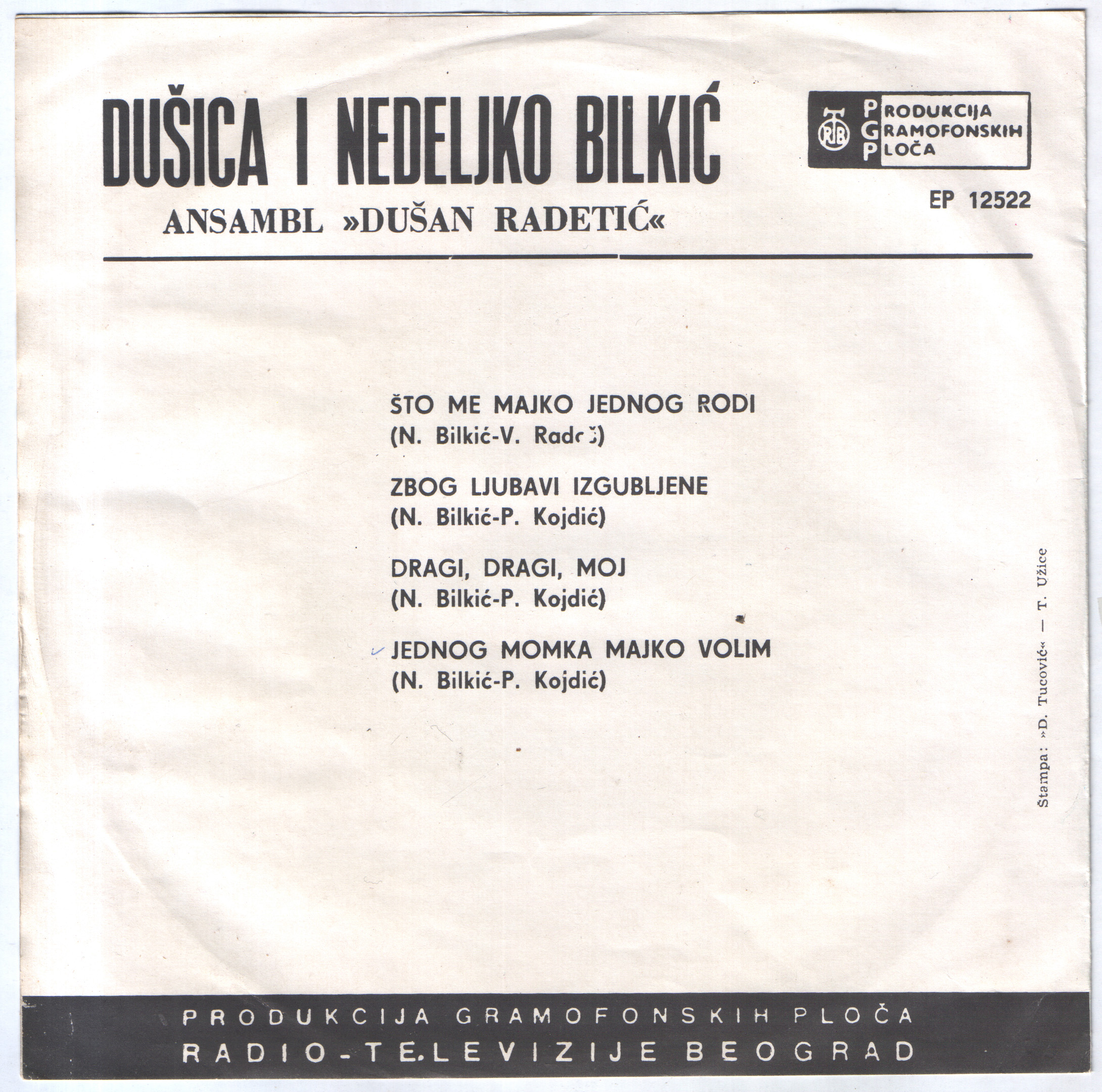 Dusica Bilkic 1969 Z