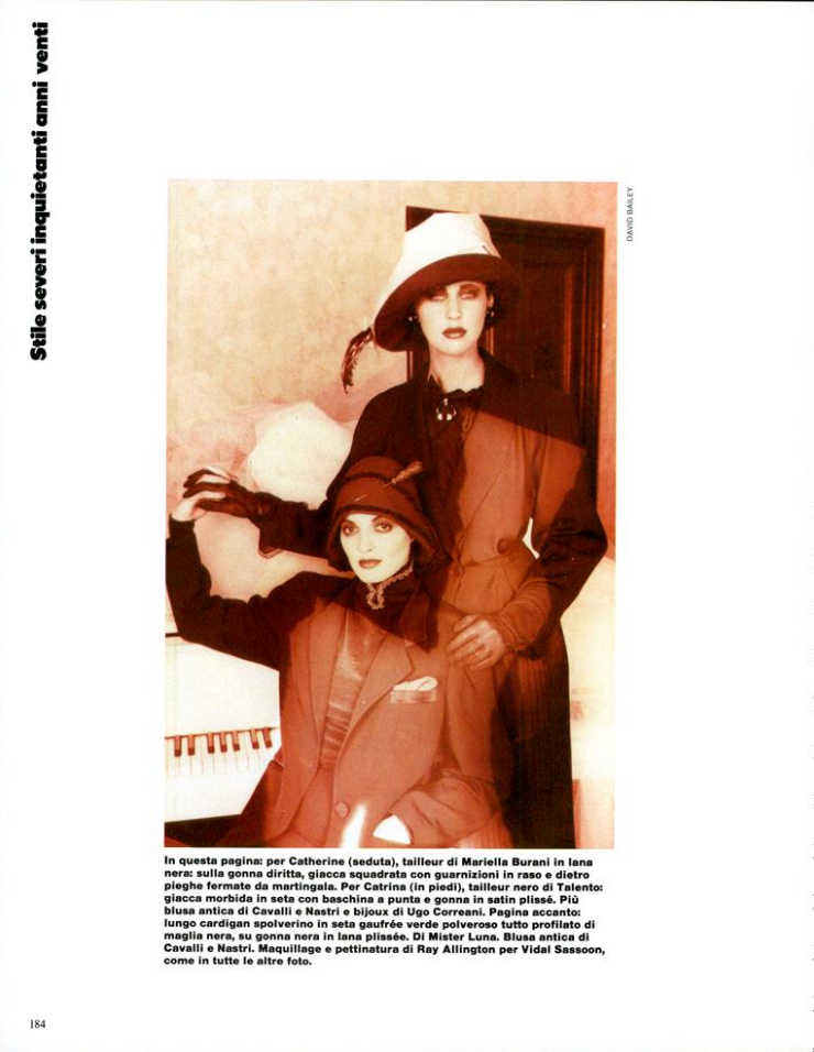 Bailey Vogue Italia November 1985 03