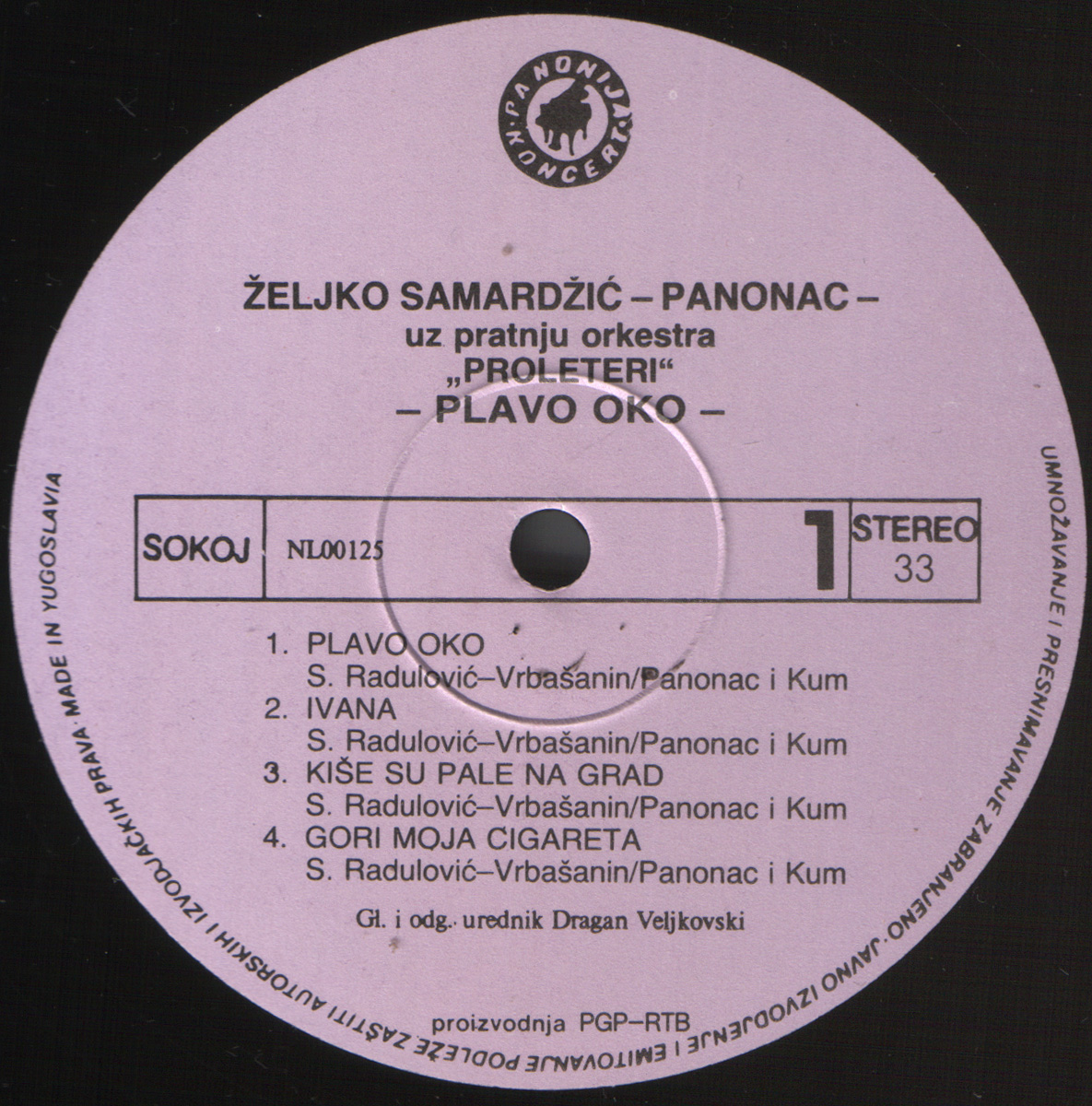 Zeljko Samardzic Panonac 1989 A