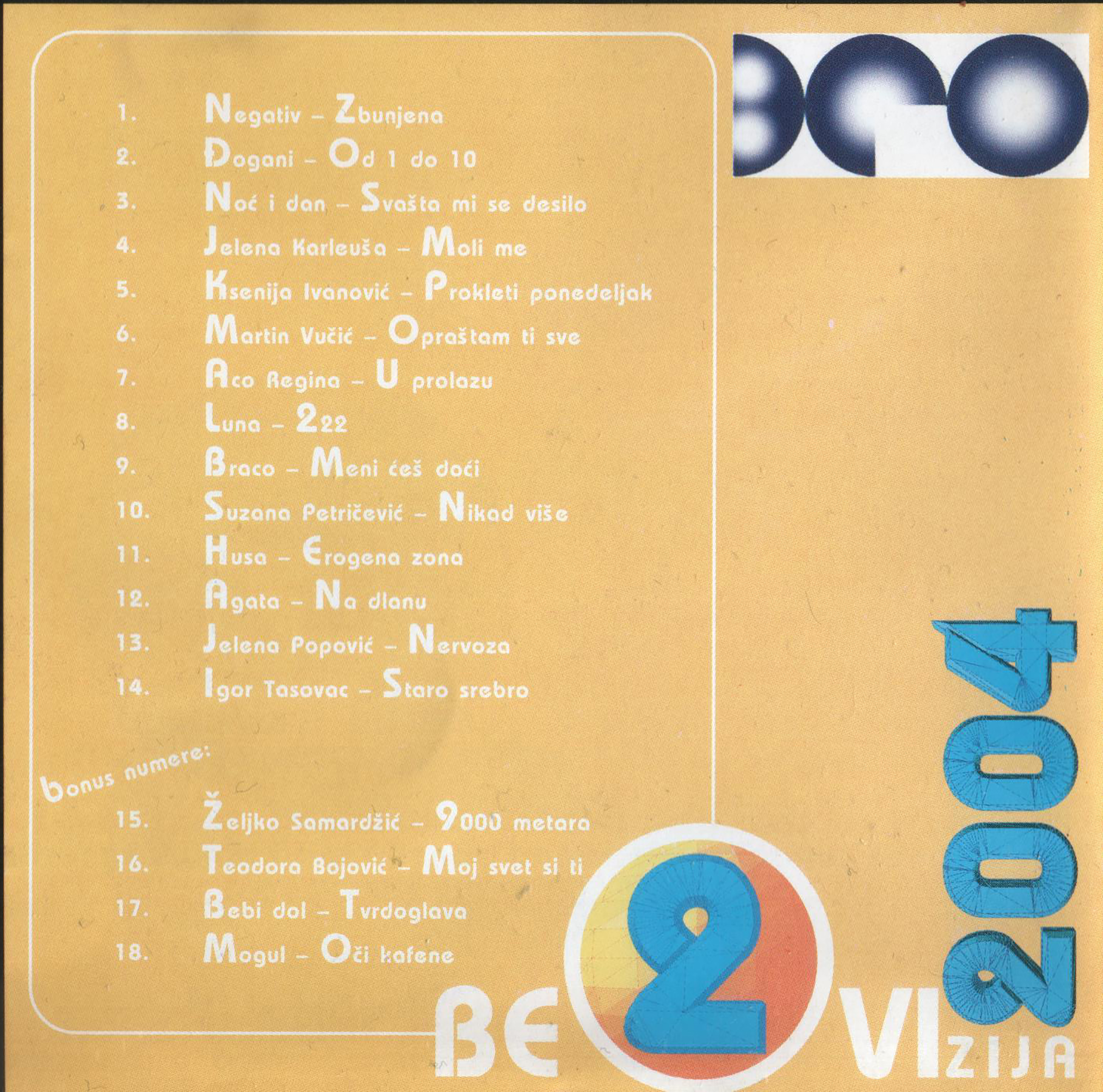 Beovizija 2004 CD 2 1 b